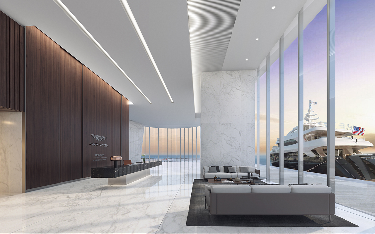 Aston Martin Residences Lobby